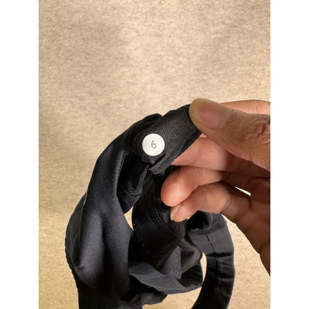 Lululemon Bootcamp Ready Sports Bra Womens 6 Black Sweat Wicking Training Yoga - Picture 6 of 9